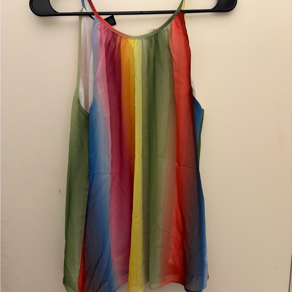 INC International Concepts Multicolor Striped Tank Top